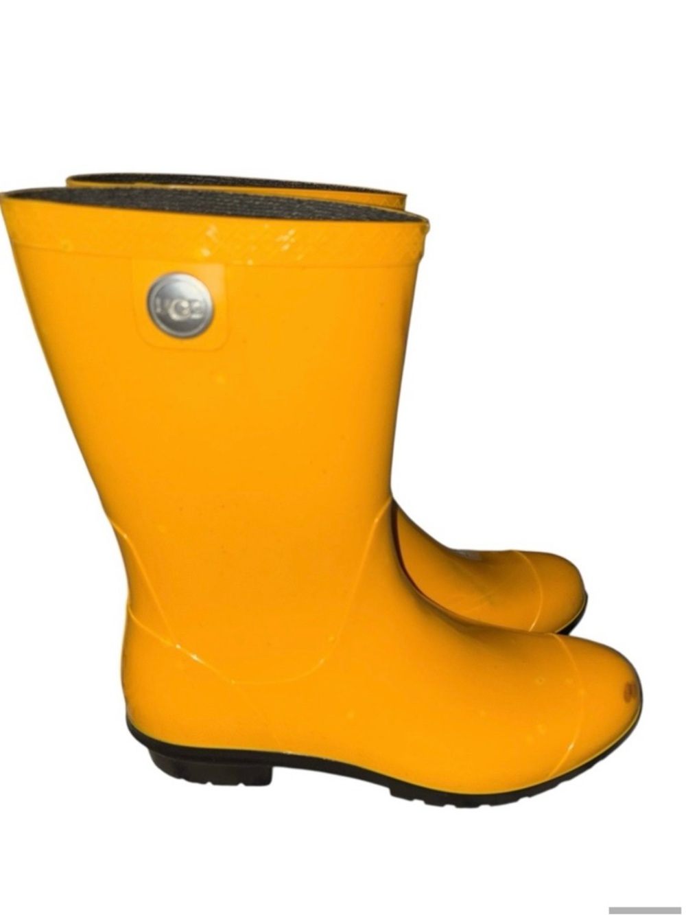 Ugg Australian golden yellow rain boots size 8